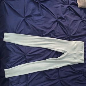 PINK ribbed leggings